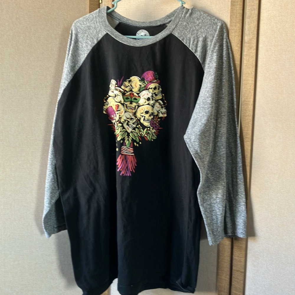 FINAL MARKDOWN The Duck Company Black Graphic baseball style T-Shirt 2XL